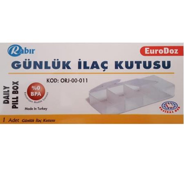 GÜNLÜK İLAÇ KUTUSU